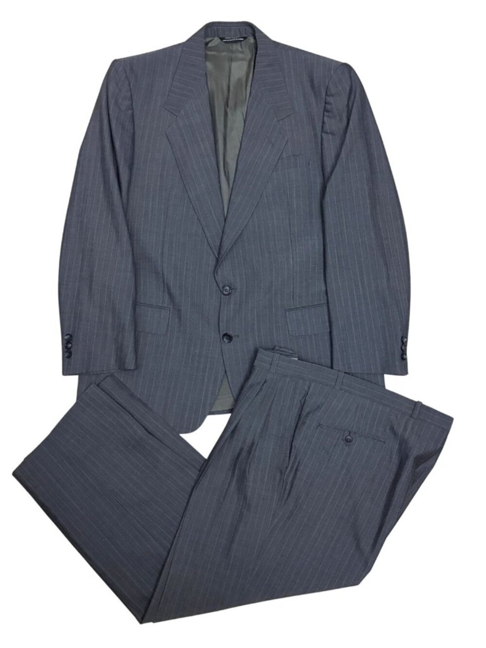 VINTAGE MOORES Wool Suit Retro Luxury Blazer & Dress Pants Mens 42R